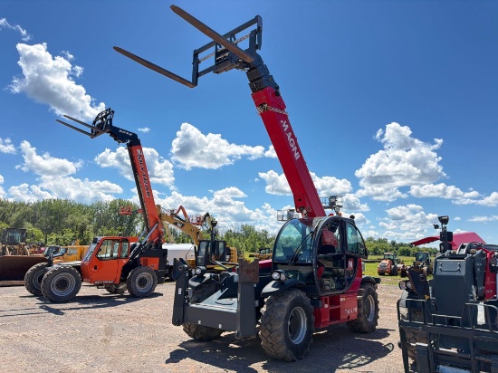 2023 MAGNI TH5.5.19 TELESCOPIC FORKLIFT SN:8516 4x4, powered by diesel engine, equipped with EROPS,
