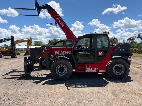 2023 MAGNI TH5.515P TELESCOPIC FORKLIFT SN:406650 4x4, powered by Deutz TCD diesel engine, equipped