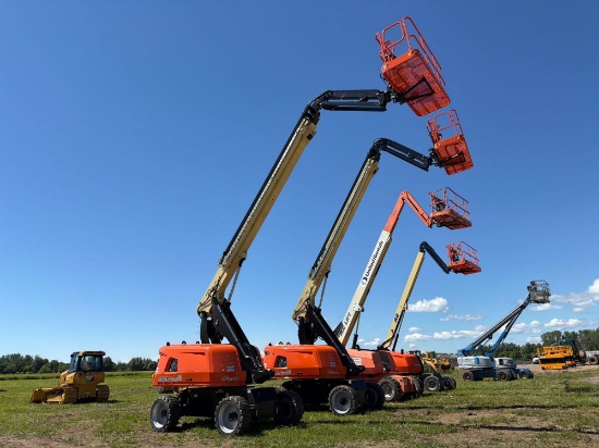 NEW UNUSED JLG 660SJ BOOM LIFT SN:40199 4x4, powered by diesel engine, equipped with 66ft. Reach