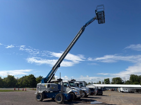 GENIE S85 BOOM LIFT SN:S8007-5941 4x4, powered by diesel engine, equipped with 85ft. Platform