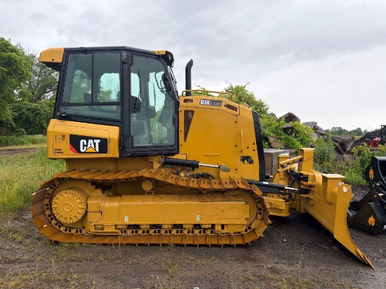 2018 CAT D3K2LGP CRAWLER TRACTOR SN:KL202834 powered by Cat diesel engine, equipped with EROPS, air,