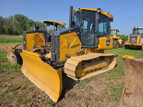 2026 JOHN DEERE 450PLGP CRAWLER TRACTOR, SN:15954, powered by John Deere diesel engine, equipped