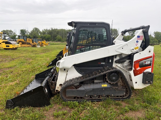 2023 BOBCAT T66 RUBBER TRACKED SKID STEER SN:B4SB36726 powered by diesel engine, equipped with