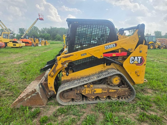 2020 CAT 259D3 RUBBER TRACKED SKID STEER SN:PCW905951 powered by Cat diesel engine, equipped with