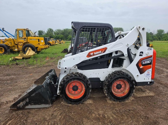 2024 BOBCAT S590 SKID STEER SN:12827 powered by Kubota diesel engine, 68hp, equipped with EROPS,