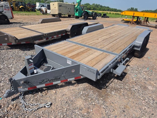 NEW 2026 DELTA 27TB TAGALONG TRAILER VIN; 073185 ,equipped with 16ft. Tilt deck, 4ft. Fixed deck,