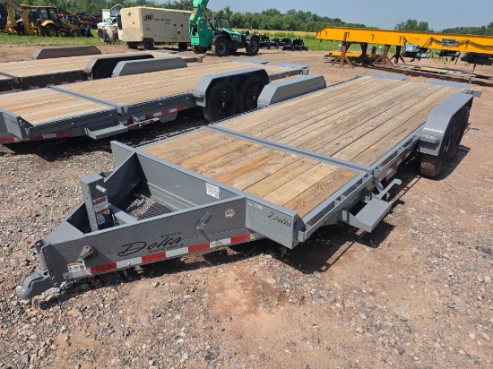 NEW 2026 DELTA 27TB TAGALONG TRAILER VIN; 073184 ,equipped with 16ft. Tilt deck, 4ft. Fixed deck,