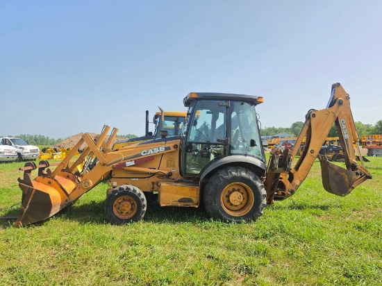 2021 CASE 580M TRACTOR LOADER BACKHOE SN:309249 4x4, powered by diesel engine, equipped with EROPS,
