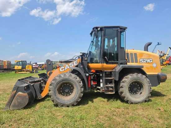 2020 CASE 521G RUBBER TIRED LOADER SN:250891 powered by diesel engine, equipped with EROPS, air,