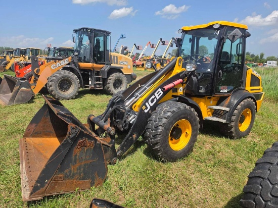 2021 JCB 409 RUBBER TIRED LOADER SN:1869 powered by diesel engine, equipped with EROPS, air, heat,