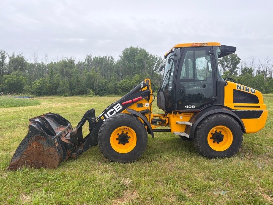 2021 JCB 409 RUBBER TIRED LOADER SN:1877 powered by diesel engine, equipped with EROPS, air, heat,