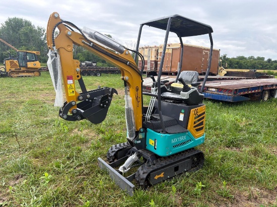 NEW CFG MX15RX HYDRAULIC EXCAVATOR, SN:003577, powered by RATO gas engine, 13.5HP, equipped with
