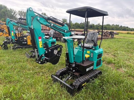 NEW CFG MH13RX HYDRAULIC EXCAVATOR, SN:408060,powered by RATO gas engine, 13.5HP, equipped with Cab,