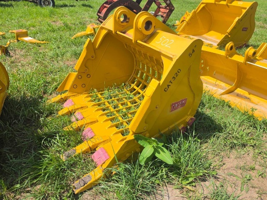 NEW TERAN 54IN. SKELETON BUCKET EXCAVATOR BUCKET for CAT 320 AND 319D, 320D, 320E, 321D, 323E, 323F,