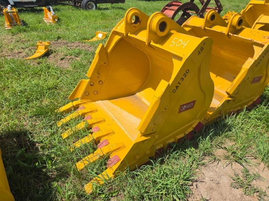 NEW TERAN 48IN. HEAVY DUTY BUCKET EXCAVATOR BUCKET for CAT 320 AND 319D, 320D, 320E, 321D, 323E,