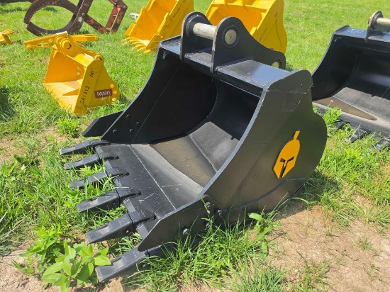NEW TROJAN 54IN. DIGGING BUCKET EXCAVATOR BUCKET 80mm pins fits to: Cat 320/321/323, Hyundai R210,