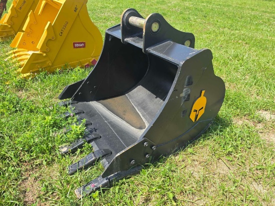 NEW TROJAN 54IN. DIGGING BUCKET EXCAVATOR BUCKET 80mm pins fits to: Cat 320/321/323, Hyundai R210,