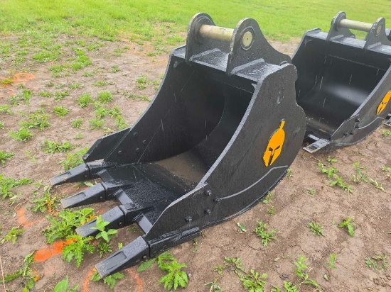 NEW TROJAN 36IN. DIGGING BUCKET EXCAVATOR BUCKET 80mm pins fits to: Cat 320/321/323, Hyundai R210,