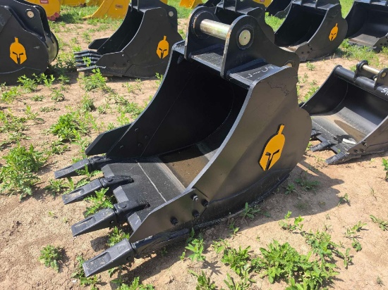 NEW TROJAN 36IN. DIGGING BUCKET EXCAVATOR BUCKET 80mm pins fits to: Cat 320/321/323, Hyundai R210,