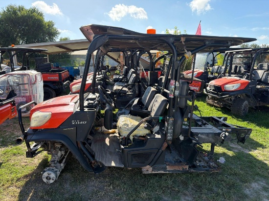 KUBOTA X1140 UTILITY VEHICLE SN:26201 Parts unit. Sells bill of sale only, no title