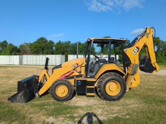 2024 CAT 420-07 TRACTOR LOADER BACKHOE SN:H8T05029 4x4, powered by Cat C3.6 diesel engine, equipped