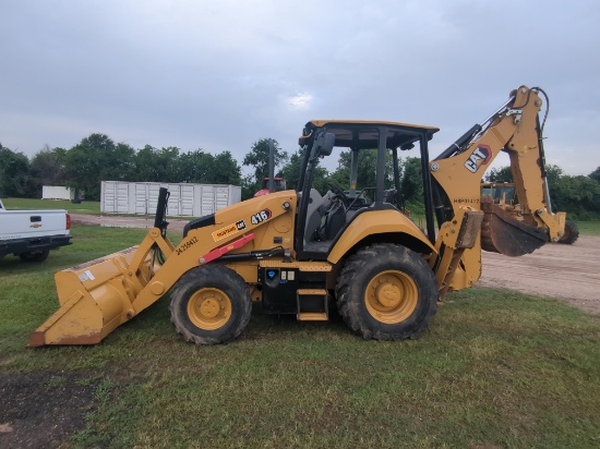 2023 CAT 416 TRACTOR LOADER BACKHOE SN:H8P01412 4x4, powered by Cat C3.6 diesel engine, equipped