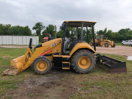 2021 CAT 415IL LOADER LANDSCAPE TRACTOR SN:H6L00292 4x4, powered by Cat diesel engine, equipped with
