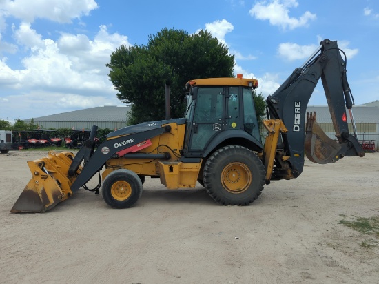 2021 JOHN DEERE 710L TRACTOR LOADER BACKHOE SN:404526 powered by John Deere diesel engine, equipped