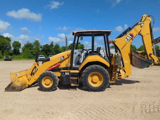 2022 CAT 416 TRACTOR LOADER BACKHOE SN:H8P00913 4x4, powered by Cat diesel engine, equipped with