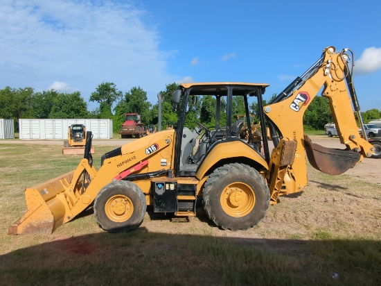 2022 CAT 416 TRACTOR LOADER BACKHOE SN:H8P00610 4x4, powered by Cat diesel engine, equipped with