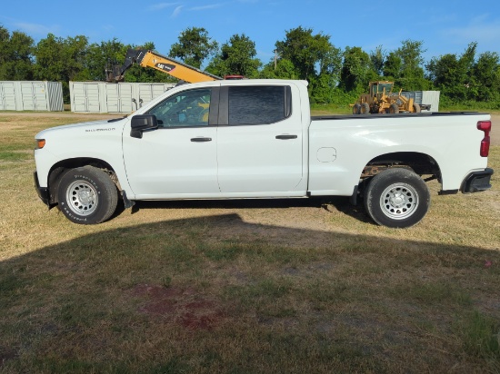 2021 CHEVY 1500 PICKUP TRUCK VN:1GCPWAEF4MZ130719 powered by gas engine, equipped with automatic
