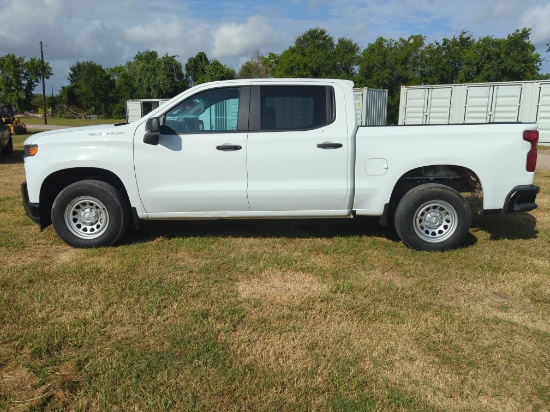 2020 CHEVY 1500 PICKUP TRUCK VN:3GCPWAEF1LG111348 powered by gas engine, equipped with automatic
