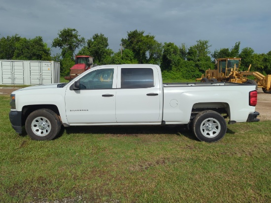 2018 CHEVY 1500 PICKUP TRUCK VN:3GCPCNEC2JG118442 powered by gas engine, equipped with automatic