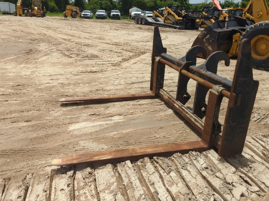 FORKS RUBBER TIRED LOADER ATTACHMENT for above machine.