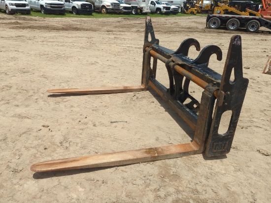 FORKS RUBBER TIRED LOADER ATTACHMENT for above machine.