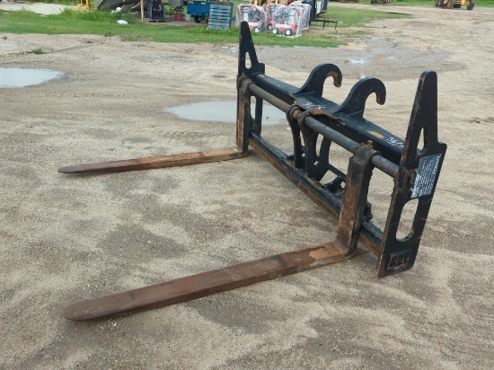 FORKS RUBBER TIRED LOADER ATTACHMENT for above machine.