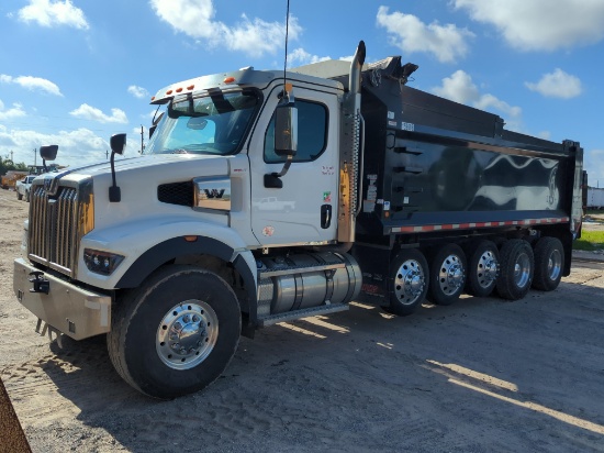 2024 WESTERN STAR 4700 DUMP TRUCK VN:5KKHBPDV1RLVD7168 powered by Detroit DD13 diesel engine, 505hp,
