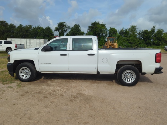 2016 CHEVY 1500 PICKUP TRUCK VN:3GCPCNEC7GG136721 powered by gas engine, equipped with automatic
