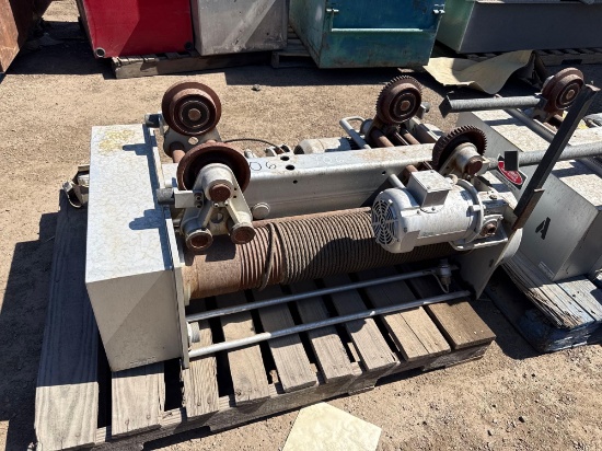 DETROIT HOIST 3 TON OVERHEAD TROLLEY HOIST SUPPORT EQUIPMENT