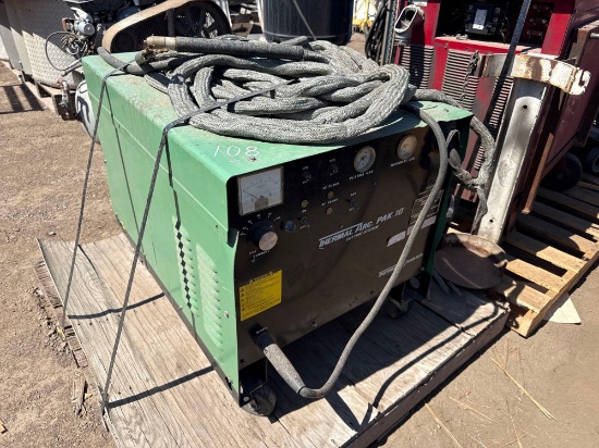 THERMAL DYNAMICS THERMAL ARC PAK10 CUTTING SYSTEM, SN R60240A177048A, 3 PH, WHEEL KIT WELDER