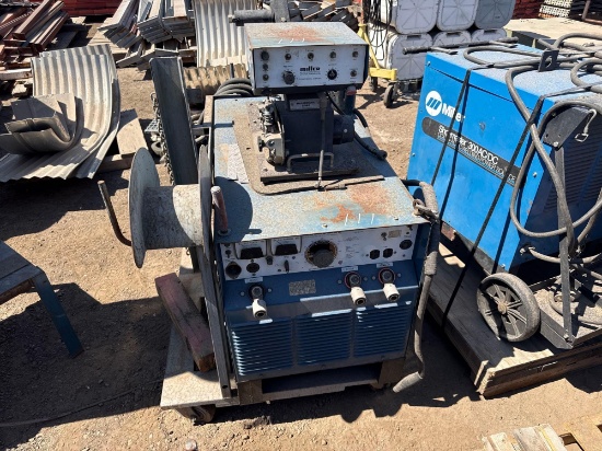 MILLER MP-65E CONSTANT POTENTIAL DC ARC WELDING POWER SOURCE, WHEEL KIT WELDER
