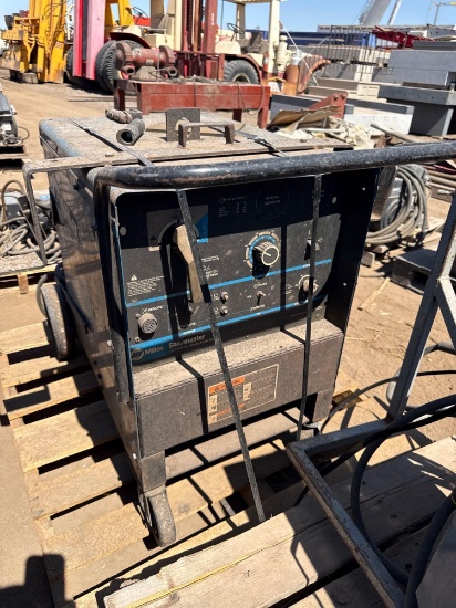 MILLER SHOPMASTER AC/DC CC/CV ARC WELDING POWER SOURCE, WHEEL KIT WELDER