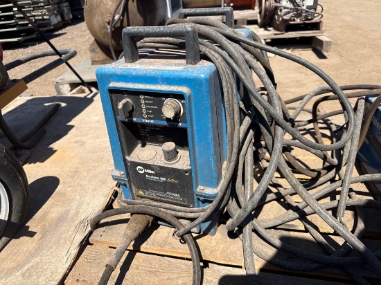 MILLER SPECTRUM 650 CUT FORCE PLASMA CUTTING SYSTEM & MILLER S-22A CONSTANT SPEED WIRE FEEDER WEL...