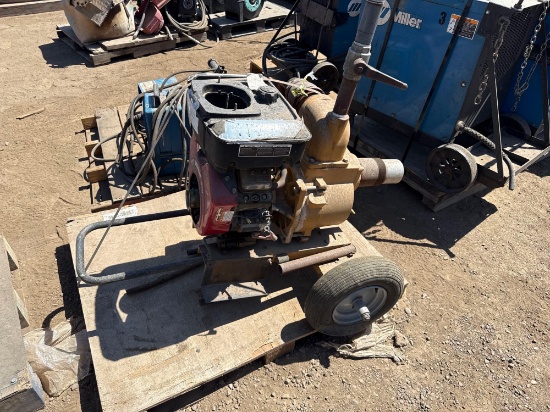 3IN. TRASH PUMP, VANGUARD GAS ENGINE, WHEEL KIT SUPPORT EQUIPMENT