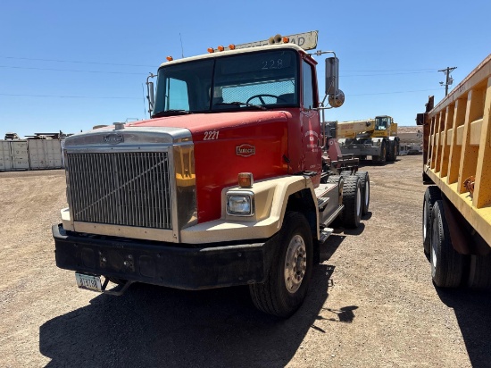 1991 WHITE GMC AUTOCAR ACL64 TRUCK TRACTOR VN:4V2SCBRG1MU508789 powered by Detroit Series 60 diesel