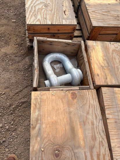(6) 115 TON CHAIN SHACKLES SUPPORT EQUIPMENT