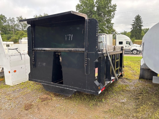 NEW 10FT. DUMP BODY w/ Aplache electric load cover system.