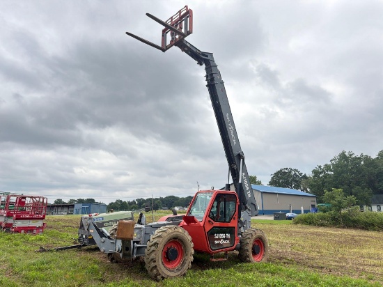 SKYJACK SJ1056TH TELESCOPIC FORKLIFT SN:87310302 4x4, powered by diesel engine, equipped with EROPS,