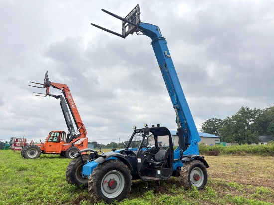 GENIE GTH-844 TELESCOPIC FORKLIFT SN:GTH0815-21153 4x4, powered by diesel engine, equipped with