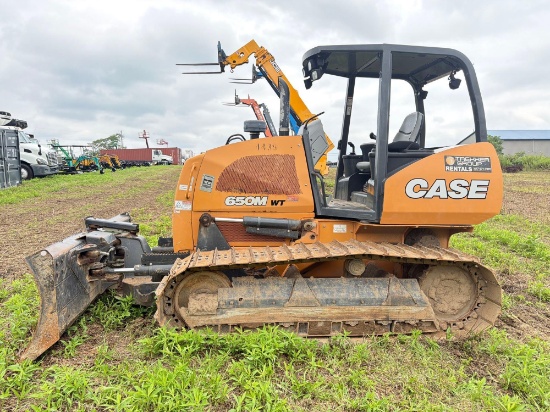 2019 CASE 650M WT CRAWLER TRACTOR SN:JJGN650MCJC100626 powered by diesel engine, equipped with